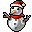 Snowman Santa Doll